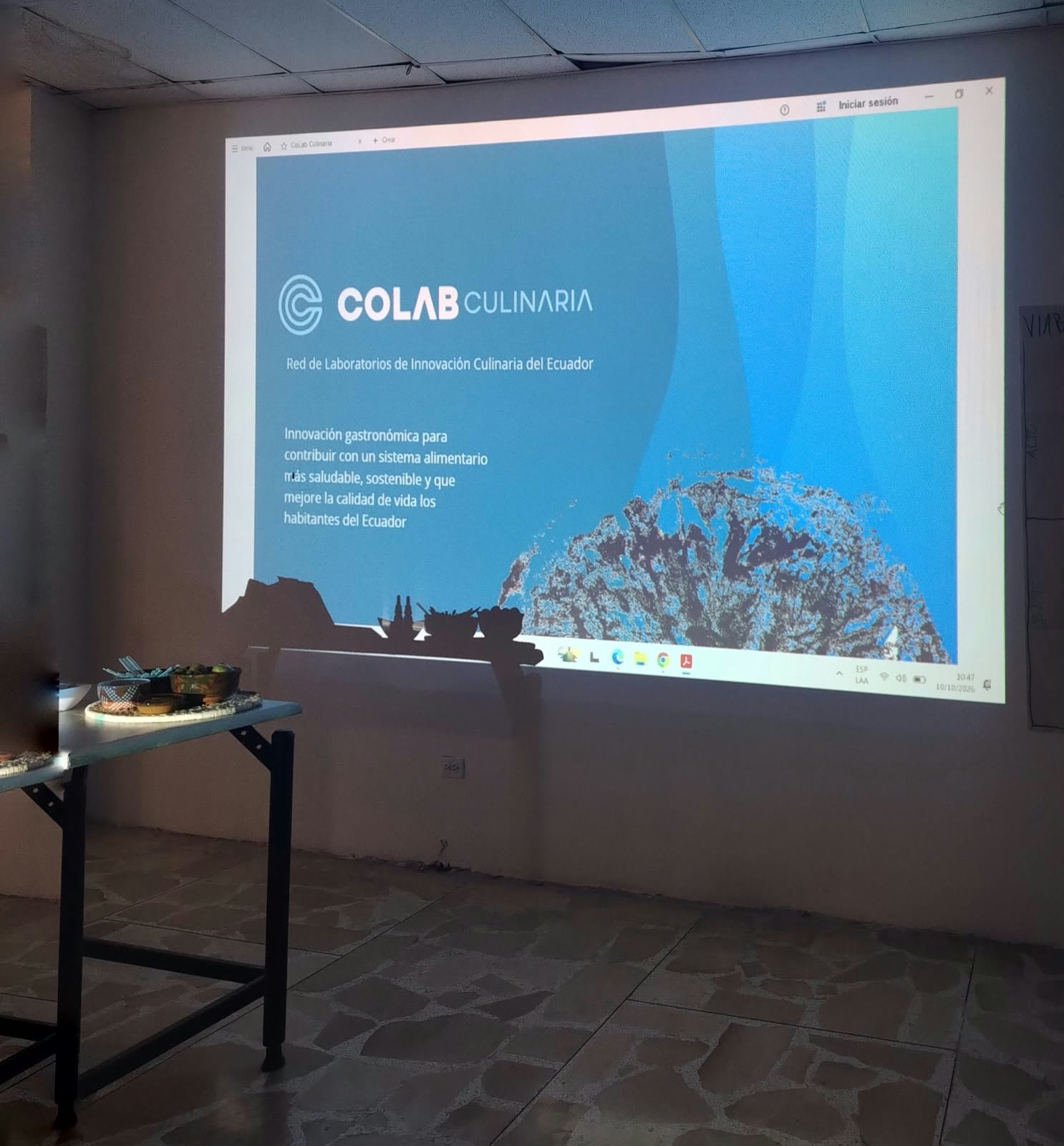 Co-Lab Culinaria session at the Bahía de Caráquez Museum